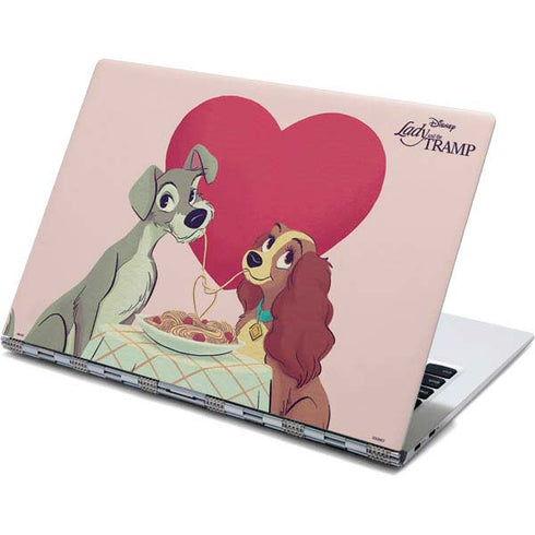 Disney Lady & The Tramp Spaghetti Dinner Yoga 910 2-in-1 14in Touch-Screen Skin
